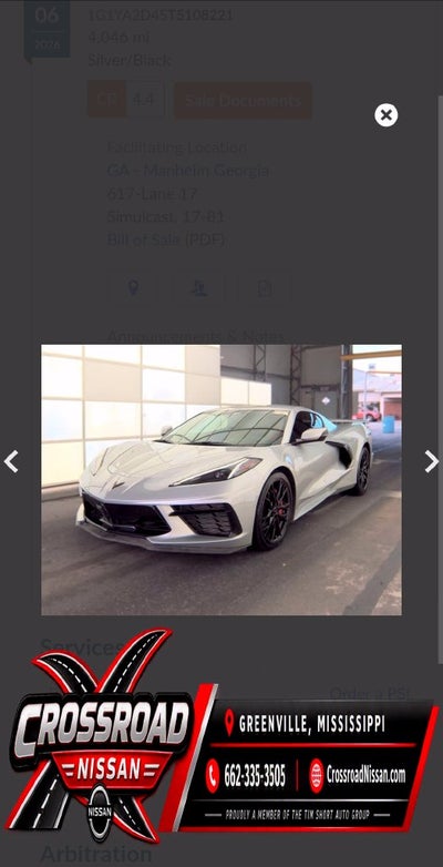 2026 Chevrolet Corvette Stingray 1LT