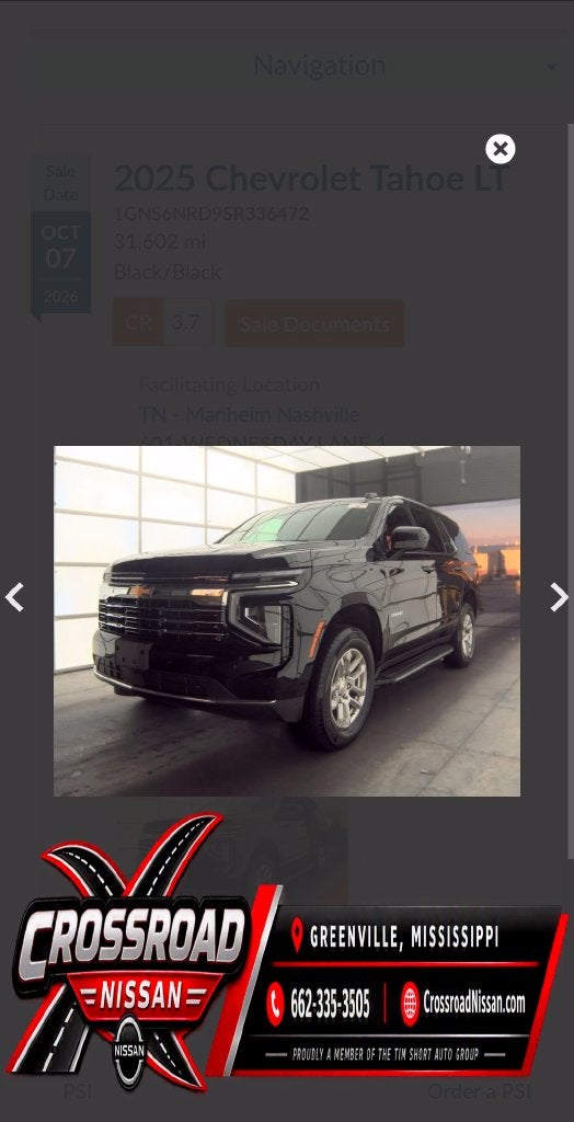 2025 Chevrolet Tahoe LT