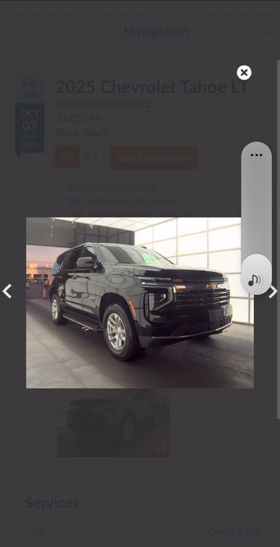 2025 Chevrolet Tahoe LT