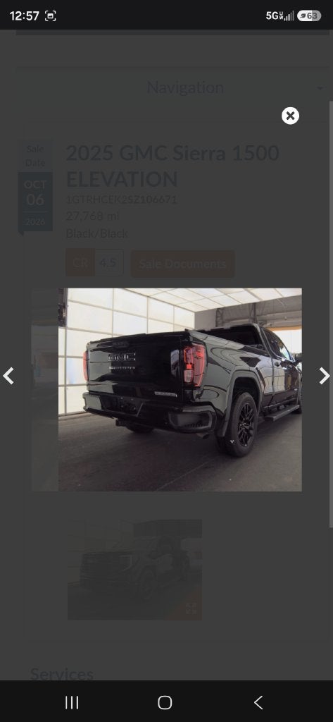 2025 GMC Sierra 1500 Elevation