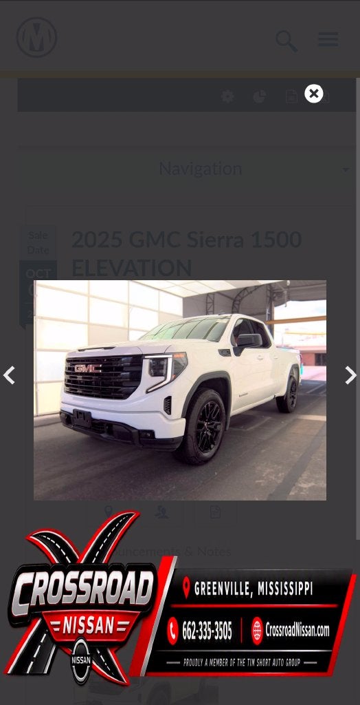 2025 GMC Sierra 1500 Elevation