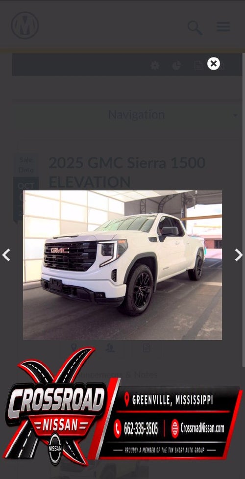 2025 GMC Sierra 1500 Elevation