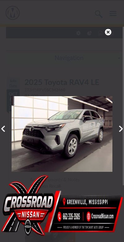 2025 Toyota RAV4 LE