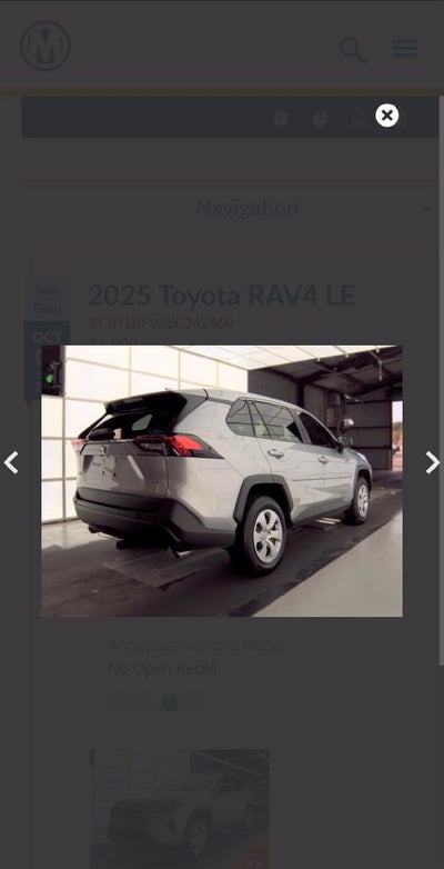 2025 Toyota RAV4 LE