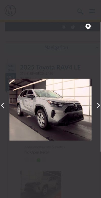 2025 Toyota RAV4 LE