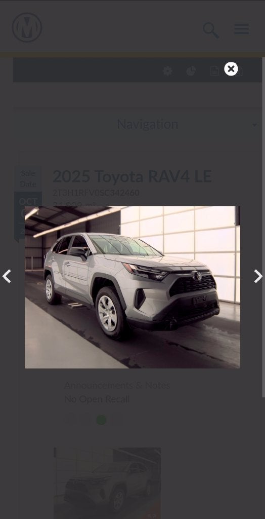 2025 Toyota RAV4 LE